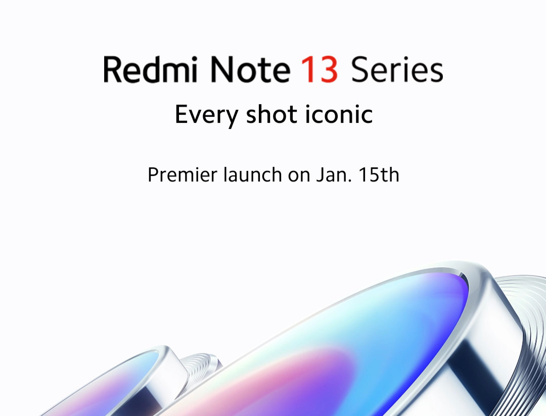 Redmi Note 13-serien får ordentlig presentation 15 januari för den globala marknaden