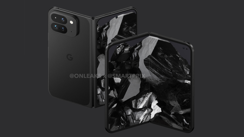 CAD-renderingar på Pixel Fold 2 visar OnePlus Open inspirerad design