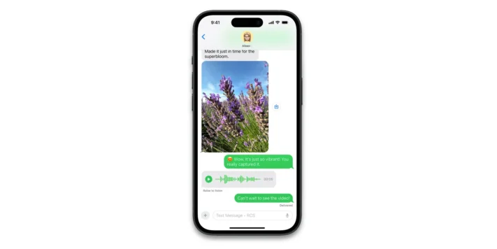 Nu är det möjligt att skicka RCS-meddelanden i iOS 18