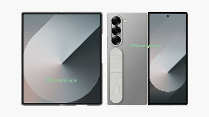 Pressbild på Samsung Galaxy Z Fold6 visar designen